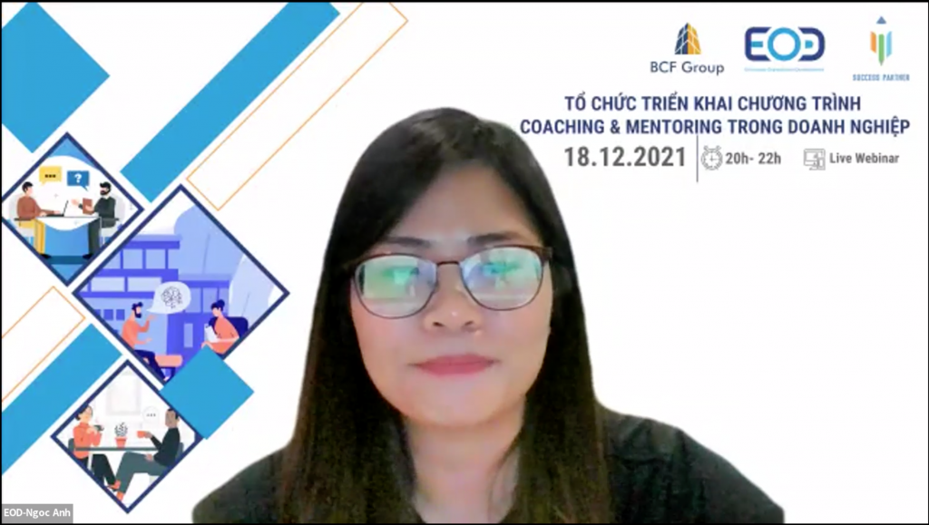 Chuyên gia Bùi Thị Ngọc Anh mang đến giải pháp đào tạo ưu việt coaching and mentoring trong DN