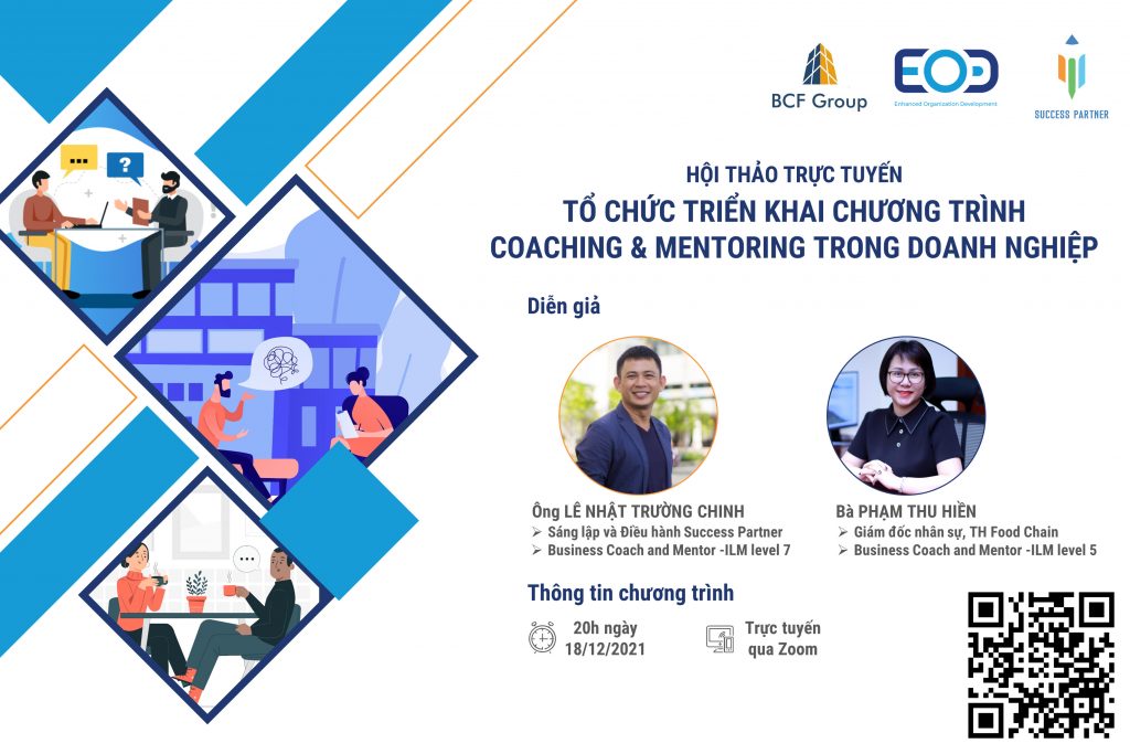 Webinar "Tổ chức triển khai chương trình Coaching & Mentoring trong doanh nghiệp"