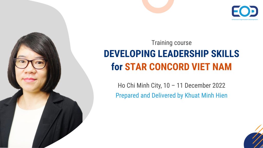 Chương trình đào tạo của EOD Việt Nam và Star Concord