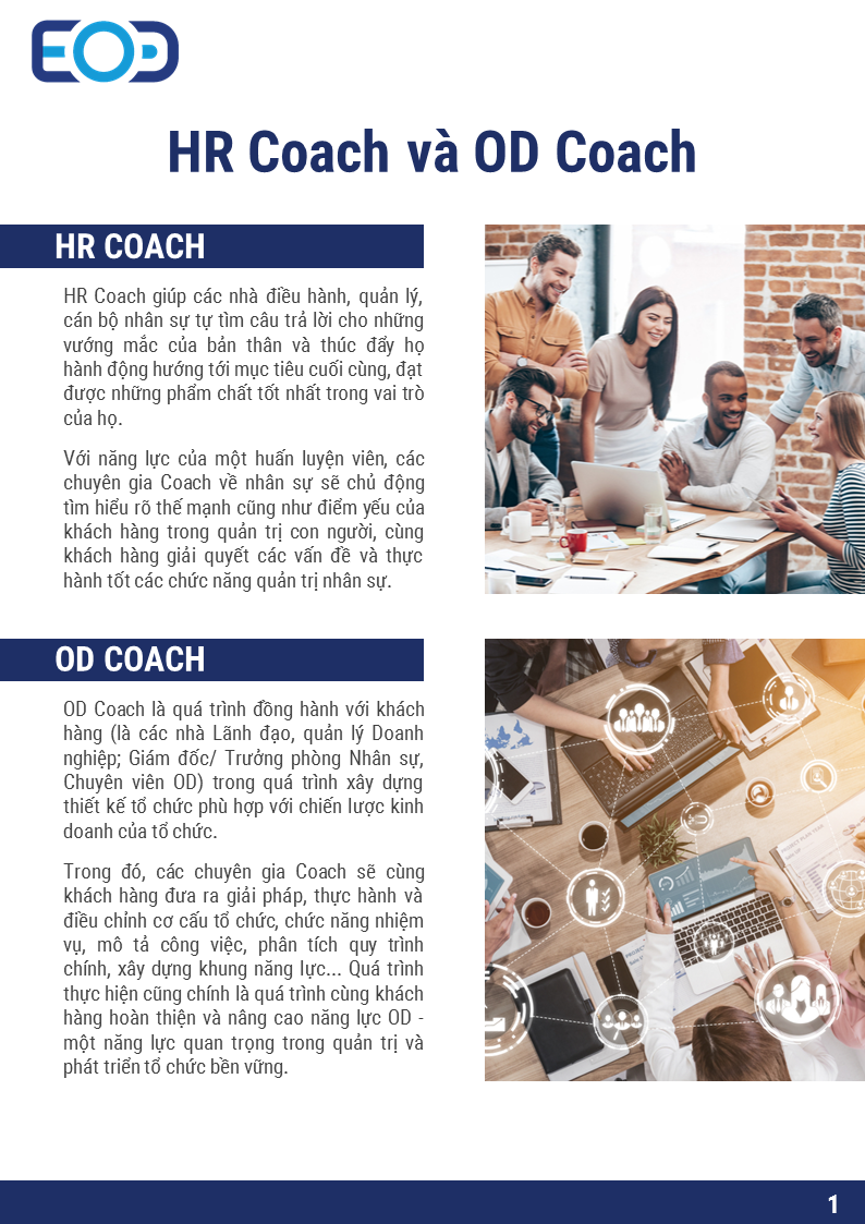 Dịch vụ HR Coach & OD Coach