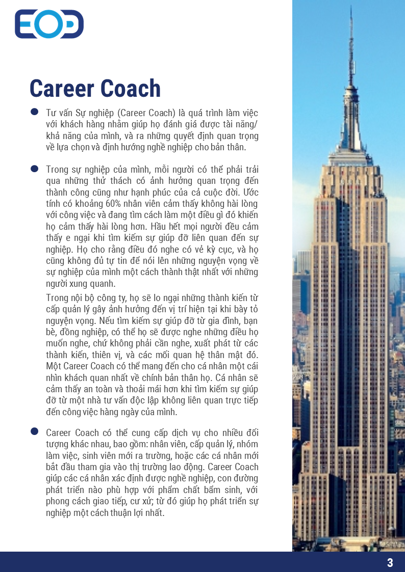 Dịch vụ Career Coach